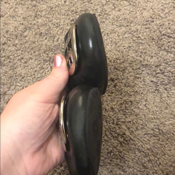 Tory Burch Miller flat black with silver accent - Picture 2 of 5